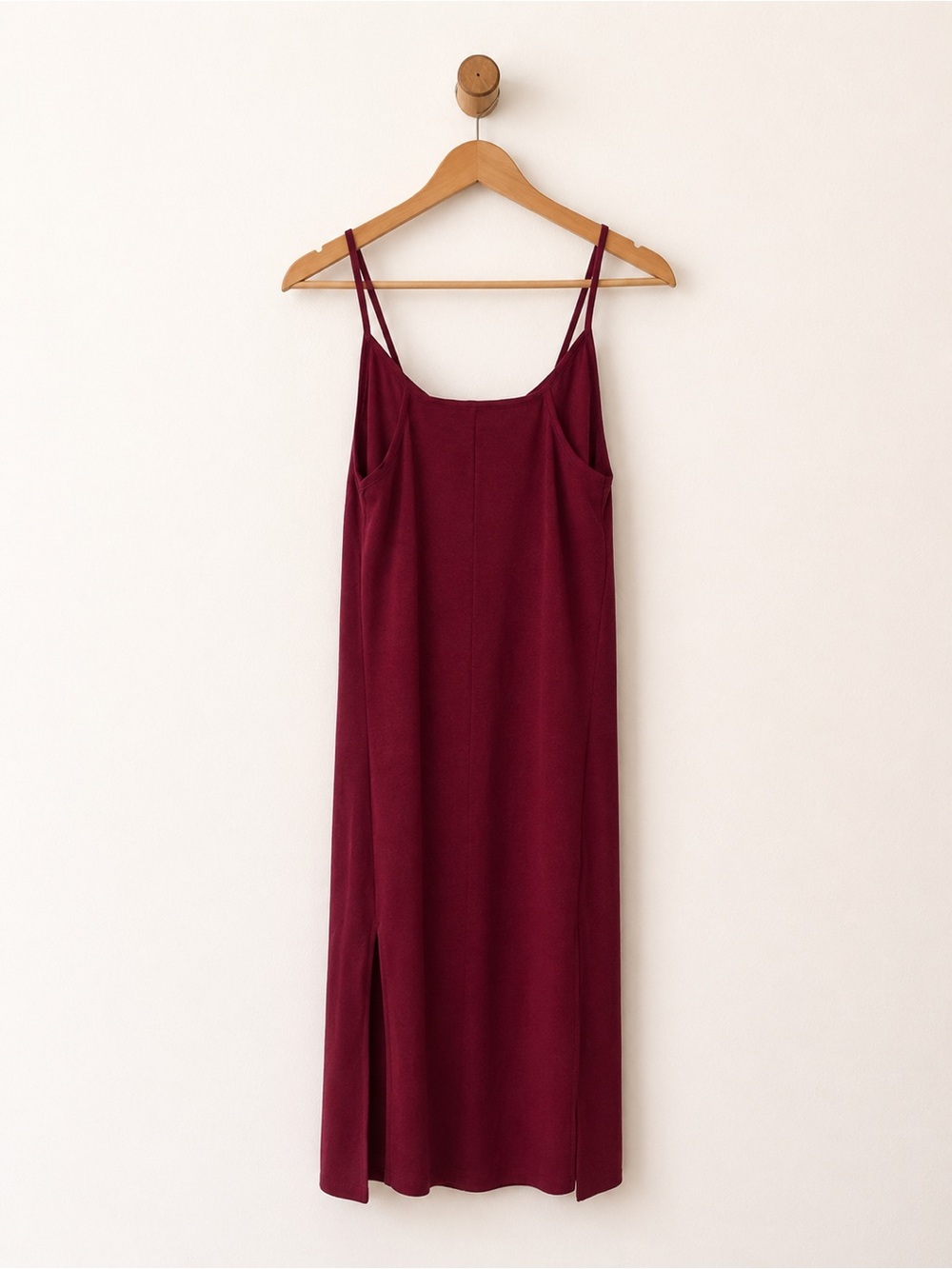 🖤 See You Monday Burgundy Maxi Slip Dress Small - Picture 2 of 3